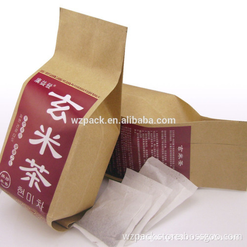 pantone color printing kraft paper bag